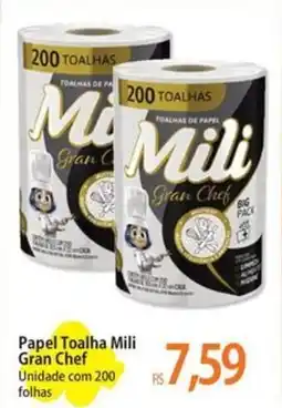Atacadão Papel Toalha Mili Gran Chef oferta