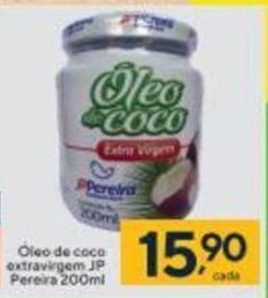 Coop Oleo de coco Extravirgem JP Perera 200ml oferta