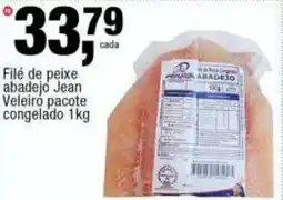 Frangolândia Filé de peixe abadejo Jean Veleiró pacote congelado oferta