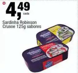 Frangolândia Sardinha Robinson Crusoe sabores oferta