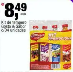 Frangolândia Kit de tempero Gosto & Sabor c/04 unidades oferta