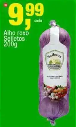 Frangolândia Alho roxo Selletos oferta