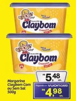 Fort Atacadista Margarina Claybom Com ou Sem Sal oferta