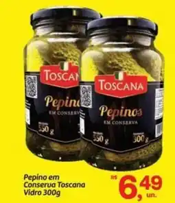 Fort Atacadista Pepino em Conserva Toscana Vidro oferta