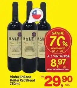 Fort Atacadista Vinho Chileno Kallei Red Blend oferta