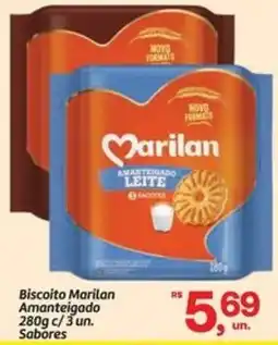 Fort Atacadista Biscoito Marilan Amanteigado c/3 un. Sabores oferta