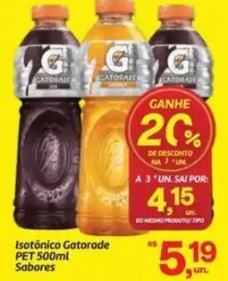 Fort Atacadista Isotônico Gatorade PET Sabores oferta