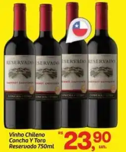 Fort Atacadista Vinho Chileno Concha Y Toro Reservado oferta