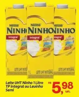 Fort Atacadista Leite UHT Ninho TP Integral ou Levinho Semi oferta