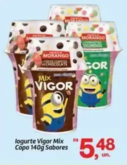 Fort Atacadista logurte Vigor Mix Copo Sabores oferta
