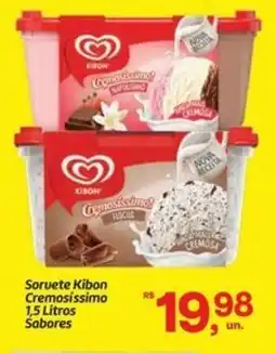 Fort Atacadista Sorvete Kibon Cremosíssimo oferta