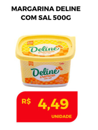 Atacadão Centro Sul Margarina Deline com Sal 500g oferta