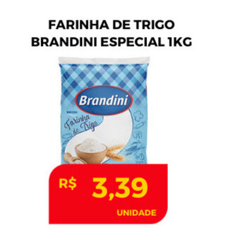 Atacadão Centro Sul Farinha de Trigo Brandini Especial 1kg oferta