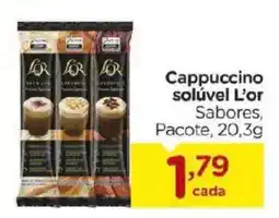 Carrefour Bairro Cappuccino solúvel L'or Sabores, oferta