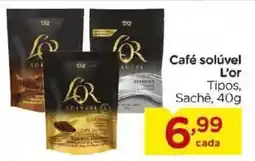 Carrefour Bairro Café solúvel L'or Tipos, Sachê, oferta