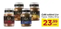 Carrefour Bairro Café solúvel L'or Tipos, Vidro, oferta
