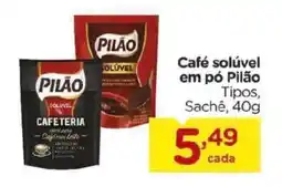 Carrefour Bairro Café solúvel em pó Pilão Tipos, Sachê, oferta