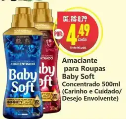 Big Supermercados Amaciante para Roupas Baby Soft Concentrado oferta