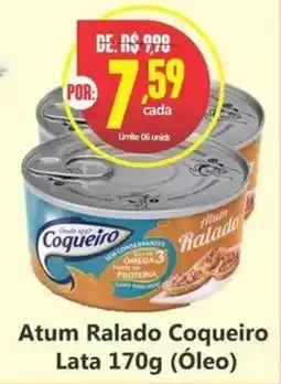 Big Supermercados Atum Ralado Coqueiro Lata (Óleo) oferta