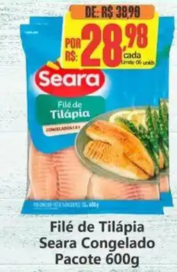 Big Supermercados Filé de Tilápia Seara Congelado oferta