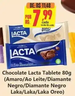 Big Supermercados Chocolate Lacta Tablete oferta
