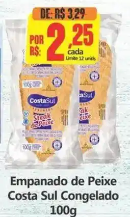 Big Supermercados Empanado de Peixe Costa Sul Congelado oferta