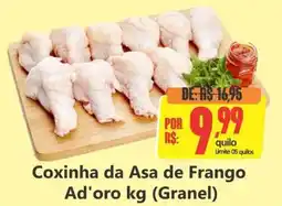 Big Supermercados Coxinha da Asa de Frango Ad'oroCoxinha da Asa de Frango Ad'oro kg (Granel) (Granel) oferta