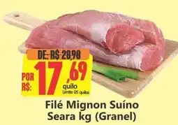 Big Supermercados Filé Mignon Suíno Seara (Granel) oferta