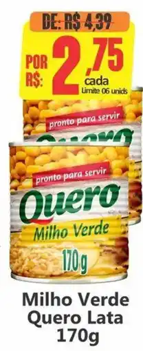 Big Supermercados Milho Verde Quero Lata oferta