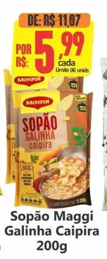 Big Supermercados Sopão Maggi Galinha Caipira oferta