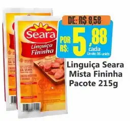 Big Supermercados Linguiça Seara Mista Fininha oferta