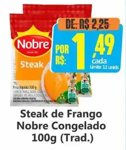 Big Supermercados Steak de Frango Nobre Congelado oferta