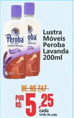 Big Supermercados Lustra Móveis Peroba Lavanda oferta
