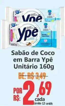 Big Supermercados Sabão de Coco em Barra Ypê Unitário oferta
