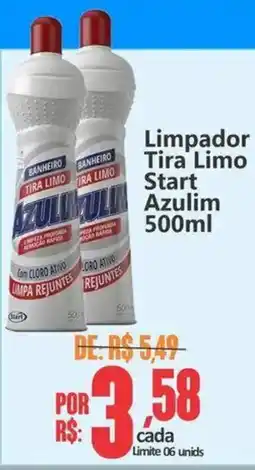 Big Supermercados Limpador Tira Limo Start Azulim oferta