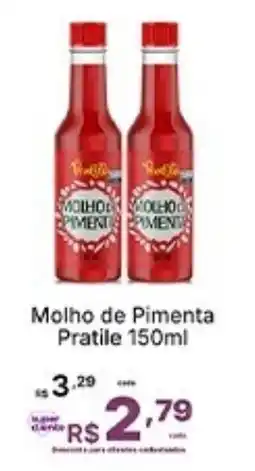 Super Lagoa Molho de Pimenta Pratile oferta