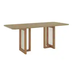 Benoit Mesa de Jantar Henn SC138-128 Yara Com Tampo Vidro 200cm oferta