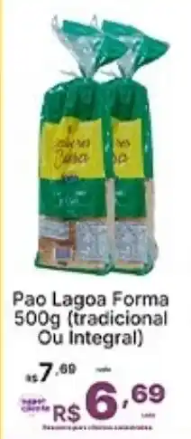 Super Lagoa Pao Lagoa Forma (tradicional Ou Integral) oferta
