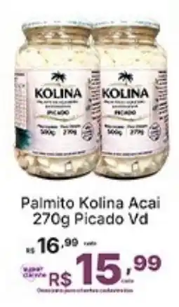 Super Lagoa Palmito Kolina Acai Picado Vd oferta