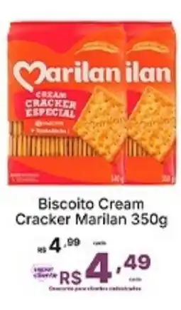 Super Lagoa Biscoito Cream Cracker Marilan oferta