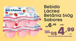 Super Lagoa Bebida Láctea Betânia Sabores oferta
