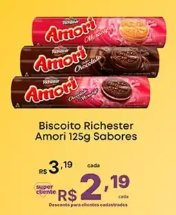 Super Lagoa Biscoito Richester Amori Sabores oferta