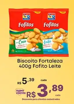 Super Lagoa Biscoito Fortaleza Fofito Leite oferta