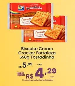 Super Lagoa Biscoito Cream Cracker Fortaleza Tostadinha oferta