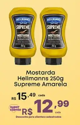 Super Lagoa Mostarda Hellmanns Supreme Amarela oferta