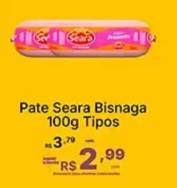 Super Lagoa Pate Seara Bisnaga Tipos oferta