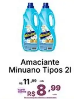 Super Lagoa Amaciante Minuano Tipos oferta