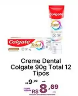 Super Lagoa Creme Dental Colgate Total 12 Tipos oferta