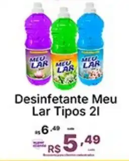 Super Lagoa Desinfetante Meu Lar Tipos oferta