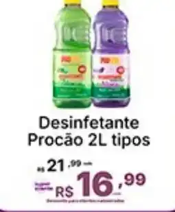 Super Lagoa Desinfetante ProcãoDesinfetante Procão 2L tipos tipos oferta